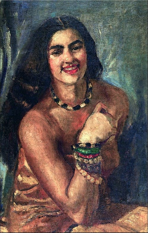 Amrita_Sher-Gil_Self-portrait