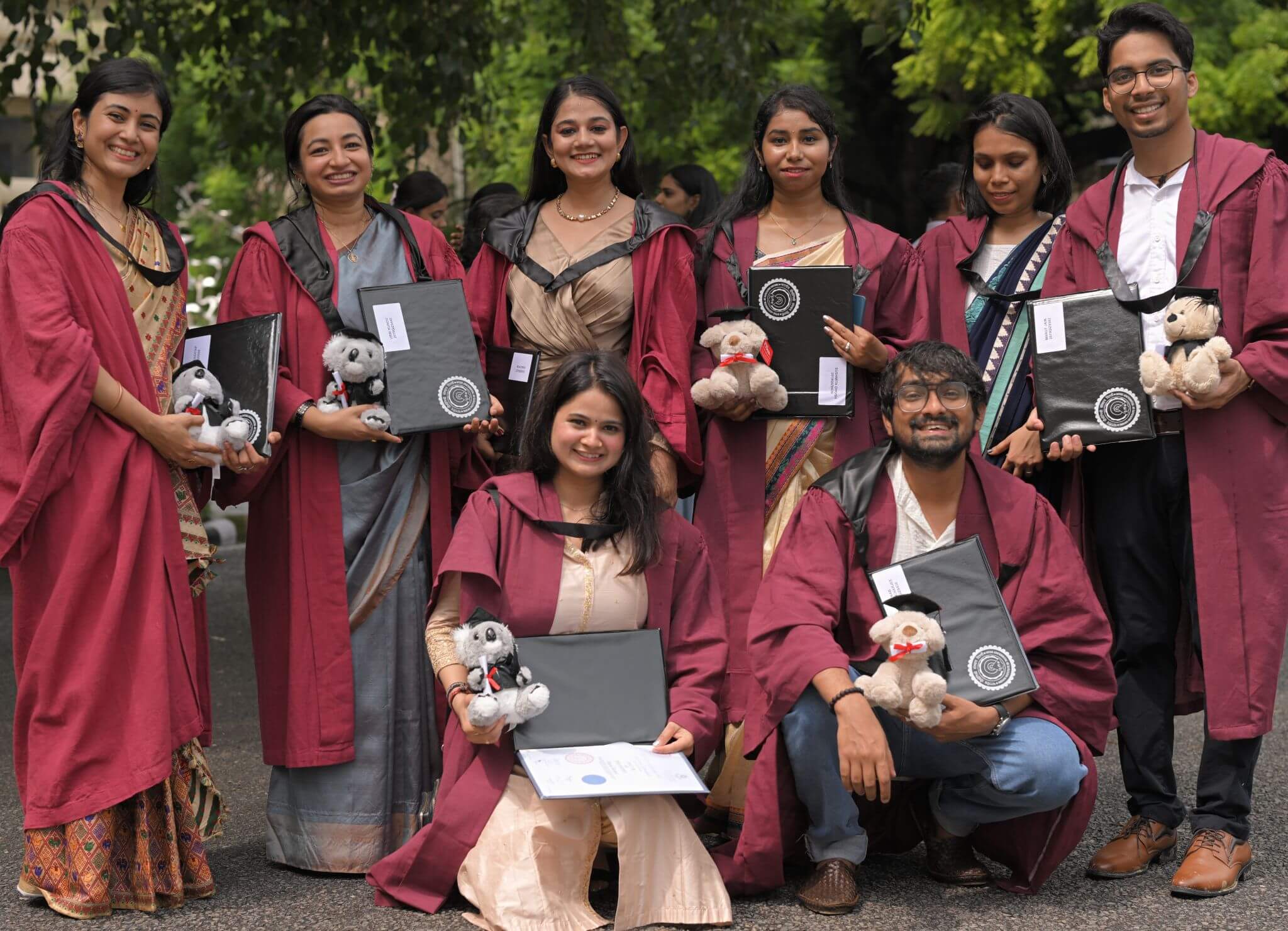 Indian PhD students at their convocation ceremony at the University of Queensland in August 2024