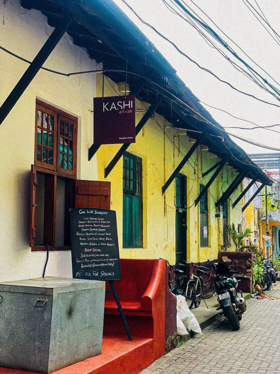 Kashi Art Cafe, both art gallery and a café.