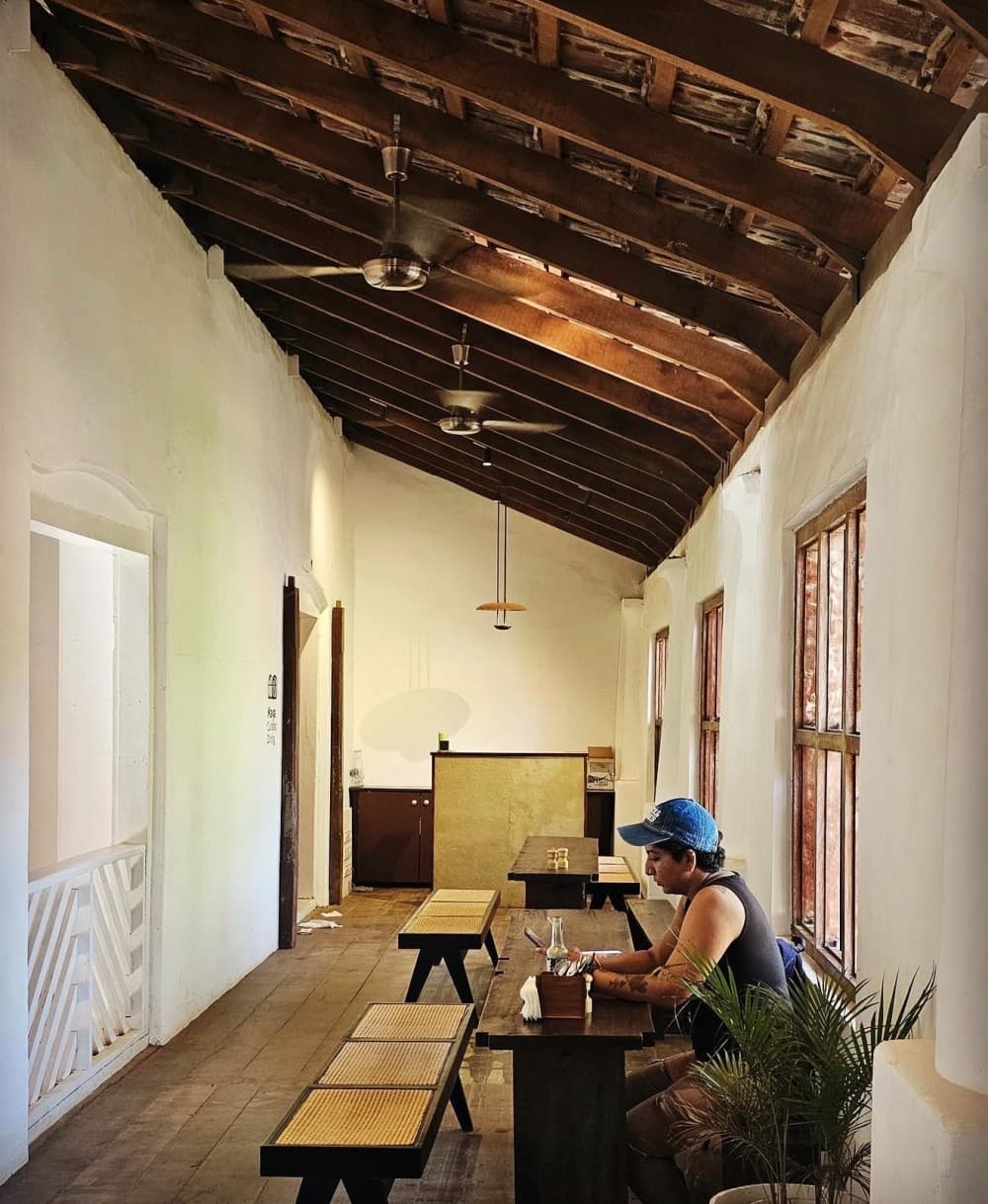 Lila Art Cafe combines an art gallery, home improvement store and laidback café.