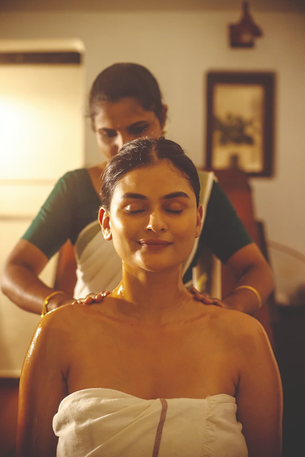 Therapies, ranging from herbal massages to restorative treatments and daily yoga classes, help restore well-being