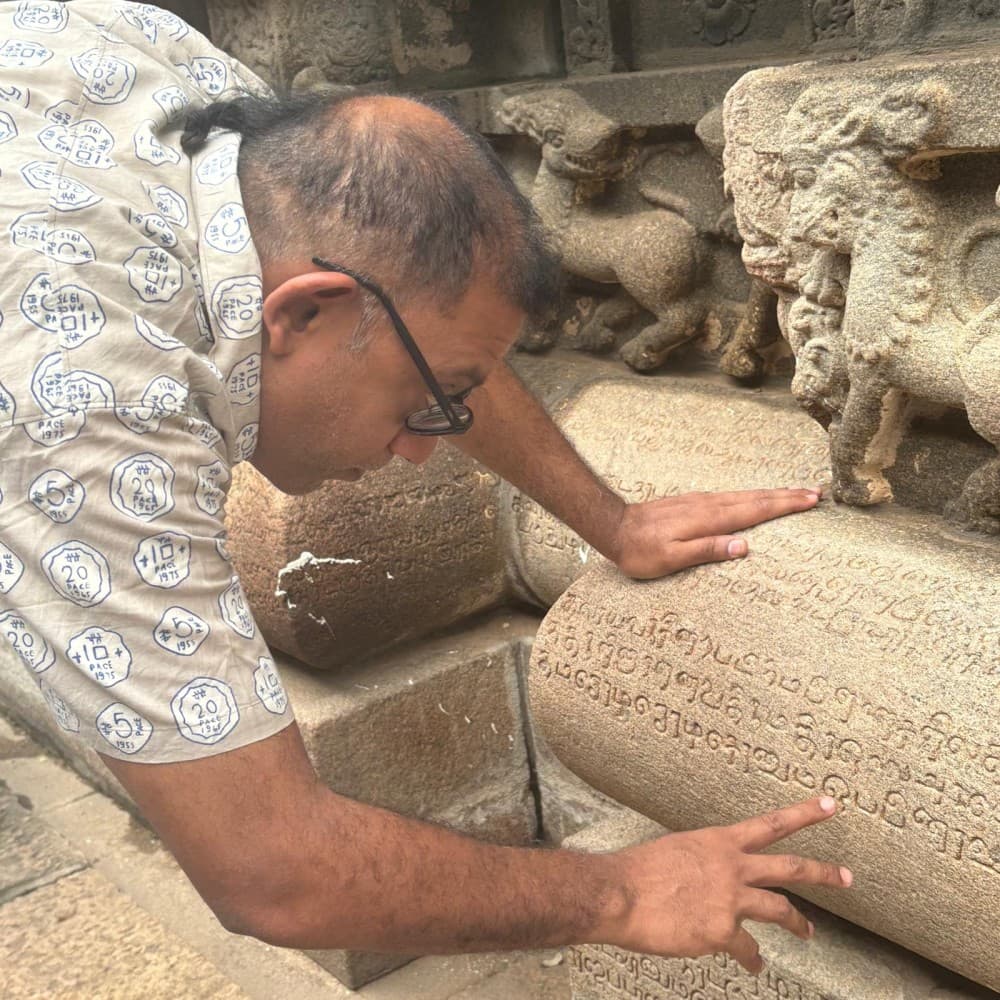 Pradeep Chakravarthy unlocks temple history and its personalities on the copious temple stone inscriptions (most manuscripts are lost)