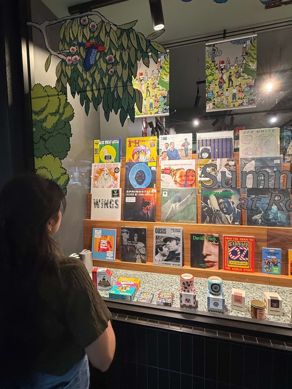 Spending entire evenings bookstore hopping and trying out activities like block painting and sewing were part of the author’s life in a new city