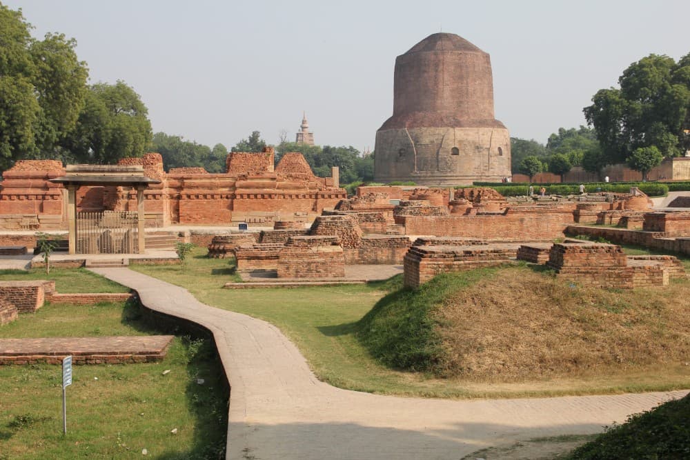 Nalanda in Bihar was one of the largest of the viharas,spread out over 22.5 hectares