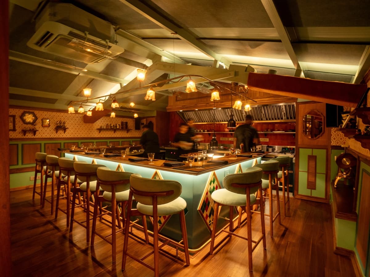 Papa’s is an exclusive 12-seater in Bandra West, Mumbai where chef Hussain Shahzad reimagines classics and cooks a few feet away from you, serving dishes that move between memory and mischief. Photographs: Courtesy Papa’s