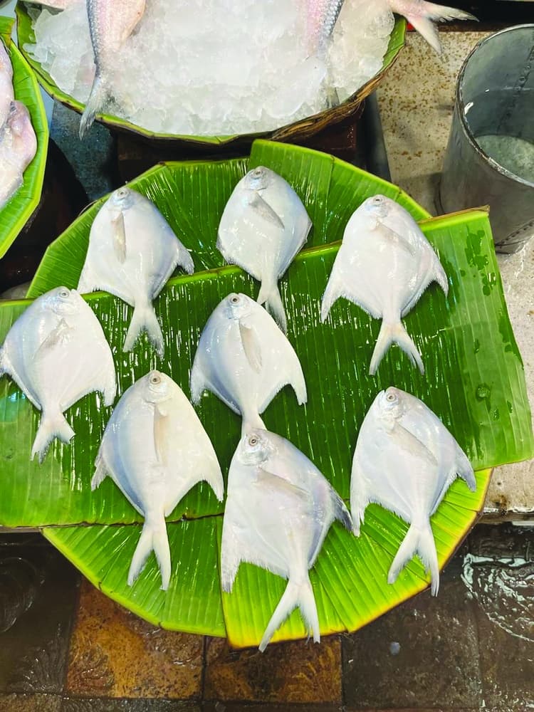 One of the first real lessons the chef learned in the bazaar was buying maachh — fish