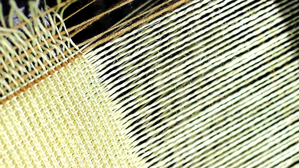 A glimpse of the intricate weave inside Neytt’s factory in Kerala