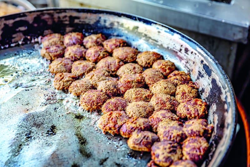The balance between meat, fat and spices is what makes the galawati kebab unique, along with its softness.
