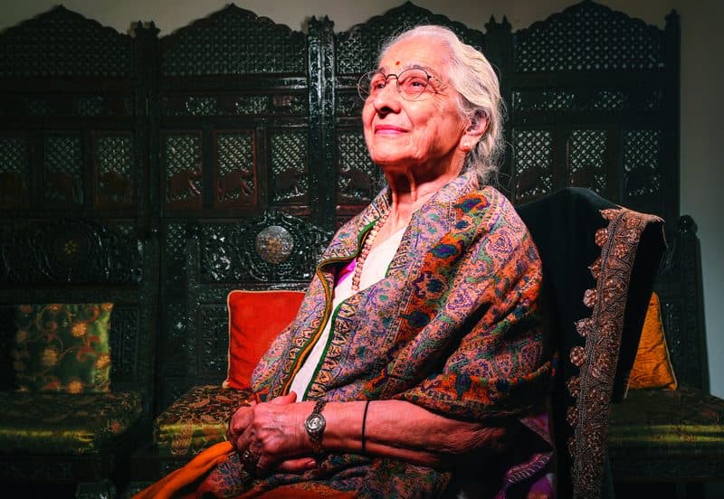 Krishna Dhar holds on to the memories of home and comfort with her priceless collection of antique Kashmiri shawls
