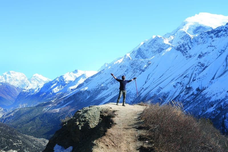 Embracing the heavens en route to Tilicho Base Camp