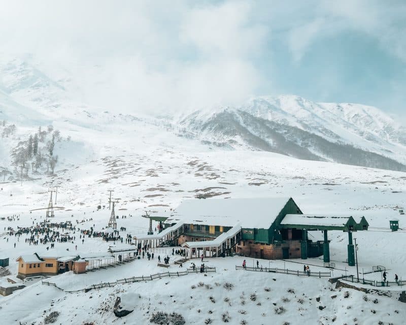 The cable car ride in Gulmarg is one of the highest and longest in Asia