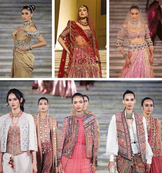 The Concept Sari is a product of the designer's ‘drape-and-shape’ philosophy that combines structural precision with fluid movement where the traditional six-yard wrap fits like a second skin.