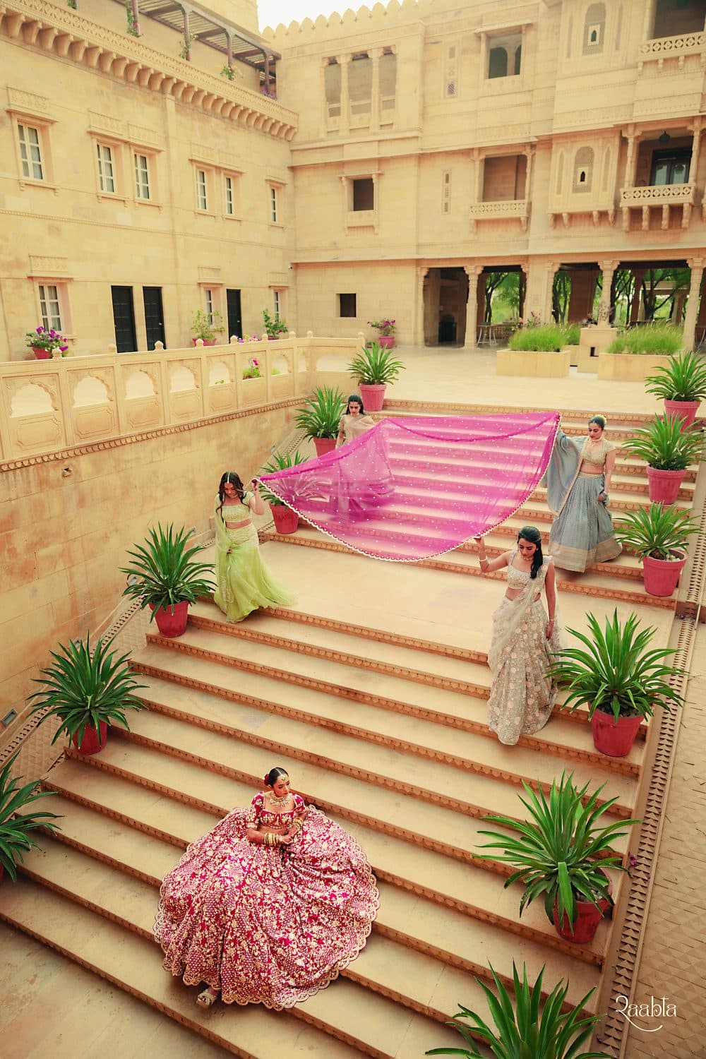 A sprawling destination wedding can require camera operators, drone pilots, sound recordists and a large post-production team.