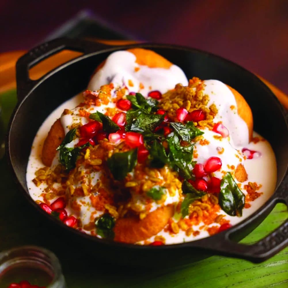 Chaats still command the longest queues at midnight, now simply positioned beside an Italian cannoli or Beluga caviar station.
