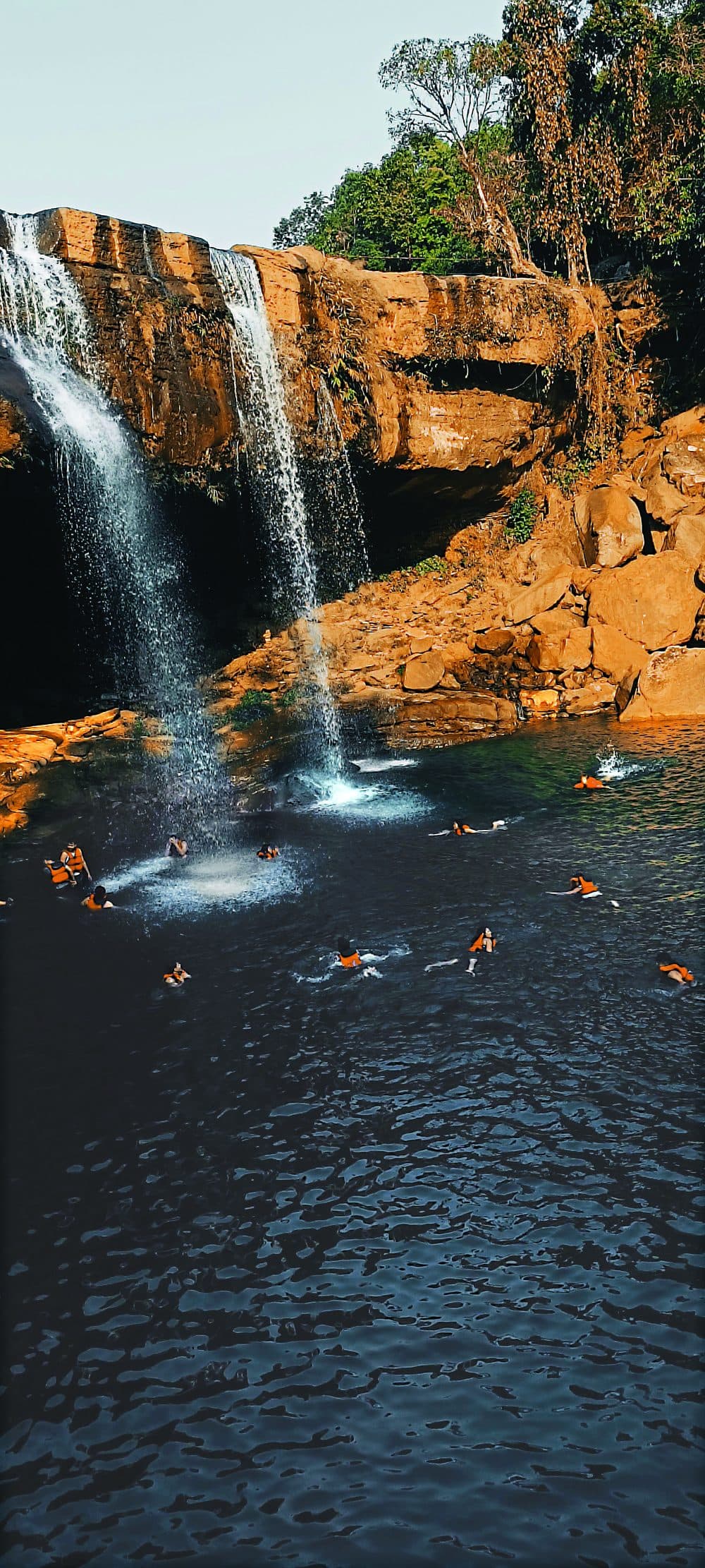 The Krang Suri waterfall