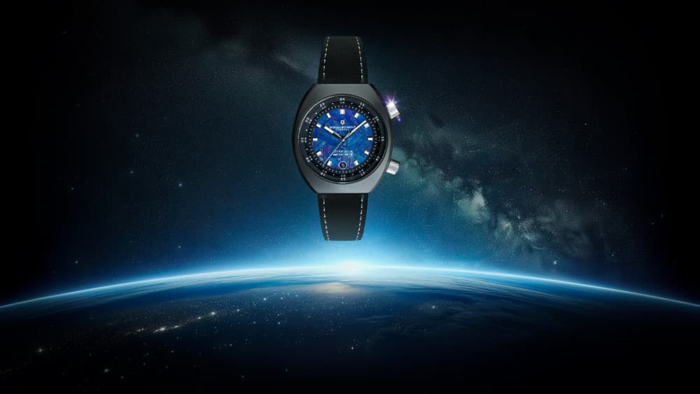 Inspired by India’s space story, Bangalore Watch Company’s Apogee Karman Line features a meteorite dial powered by a Swiss automatic movement