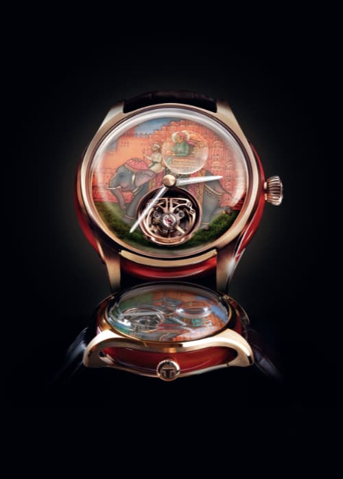 Jalsa by Titan Nebula watch with Hawa Mahal miniature painting dial