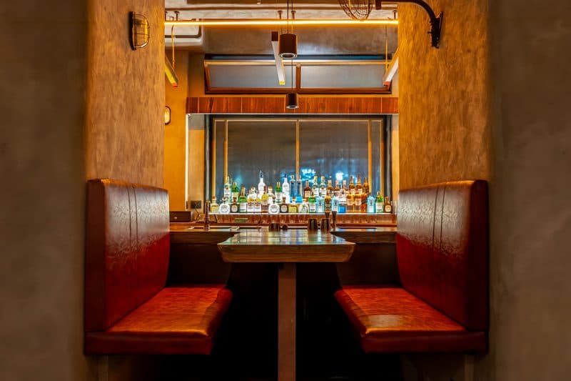 The Gangster Booth at Yokocho. Photograph: Pikturenama